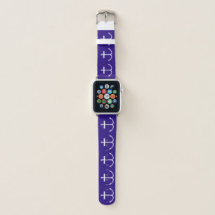 Anchors Away Apple Watch Band (Lite Print)