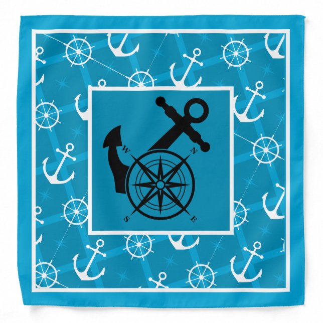 Anchor's Away Bandana (Front)