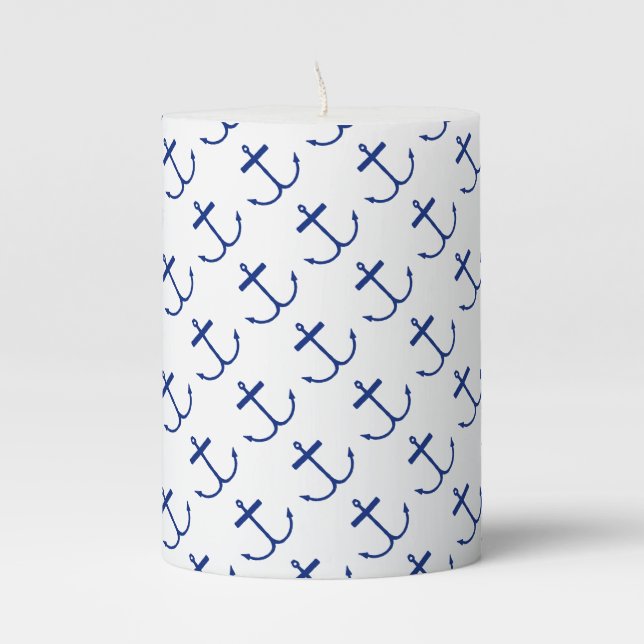 Anchors Away Candle (Dark Print) (Front)