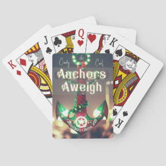Anchors Away Christmas Cruise Poker Cards