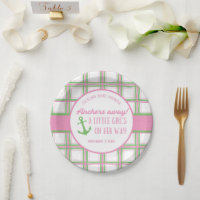 Anchors Away Girl Nautical Baby Shower