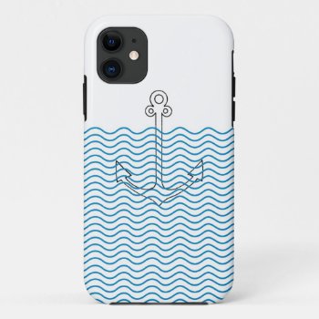 Anchor's Away! Girly Nautical Retro Iphone 5 Cover by ConstanceJudes at Zazzle