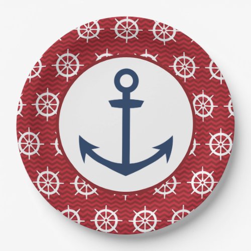 Anchors Away Paper Plates