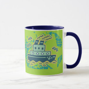 Anchors Away Tugboat Tshirts and GIfts Mug