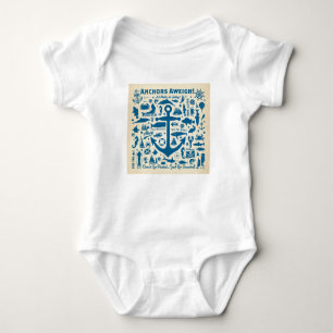 Anchors Aweigh! Baby Bodysuit