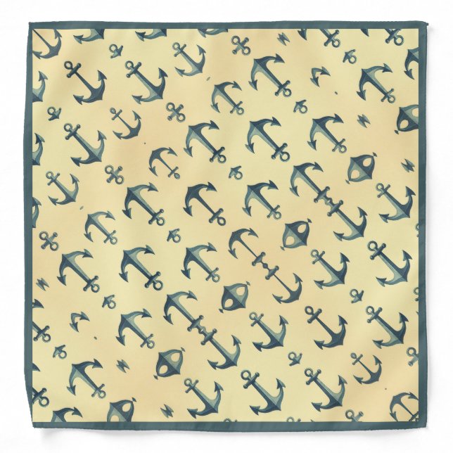 Anchors Aweigh Bandana (Front)