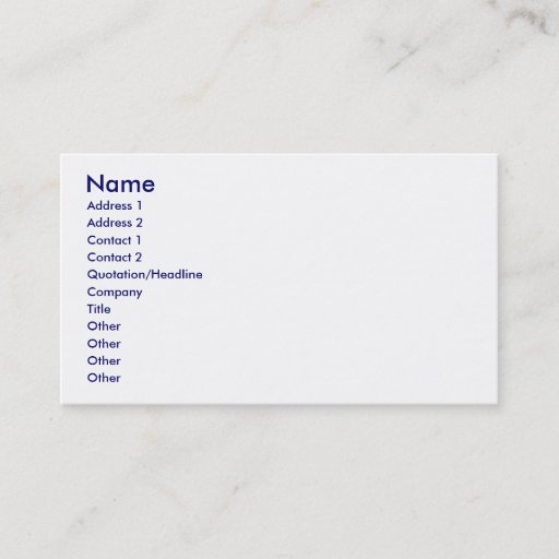 Customizable Anchors Aweigh Business Card
