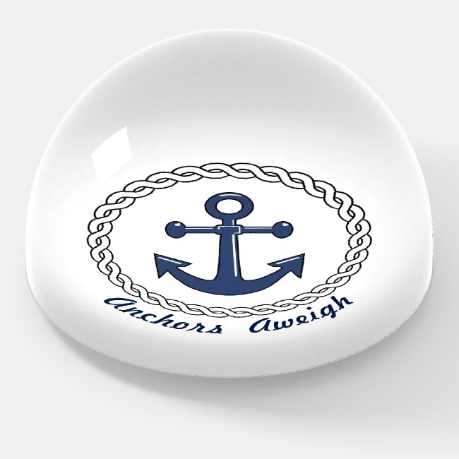 Anchors Aweigh in Blue and White