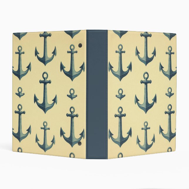 Anchors Aweigh Mini Binder (Background)
