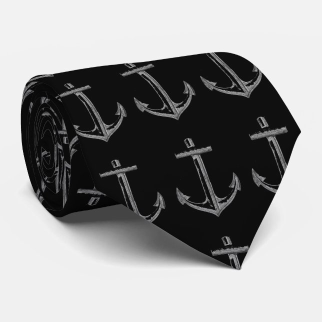 Anchors aweigh necktie (Rolled)