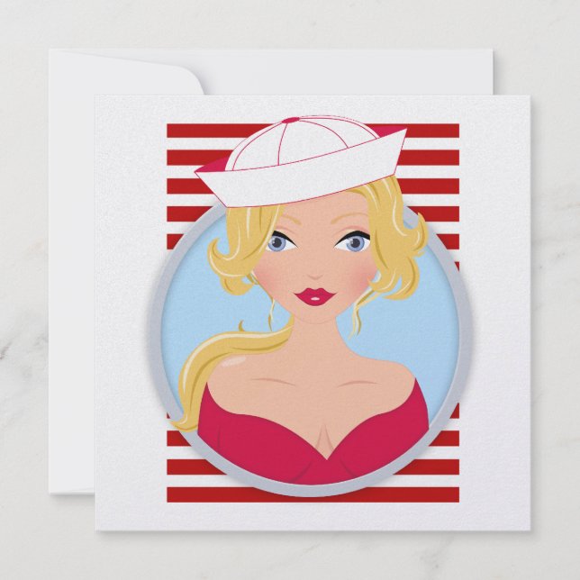 Anchors Aweigh! -  SRF Invitation (Front)