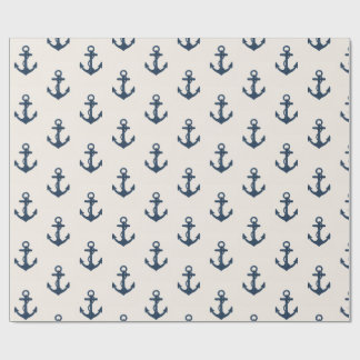 Anchors aweigh wrapping paper