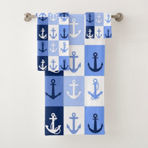 Anchors  bath towel set