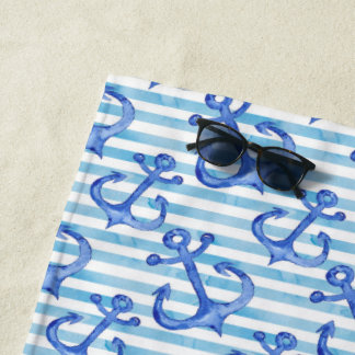 Anchors Beach Towel