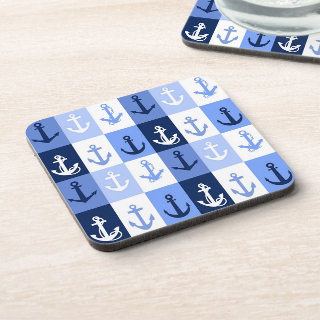Anchors  beverage coaster (Left Side)