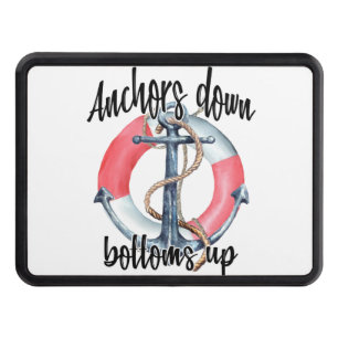 Anchors Down Bottoms Up Hitch Cover