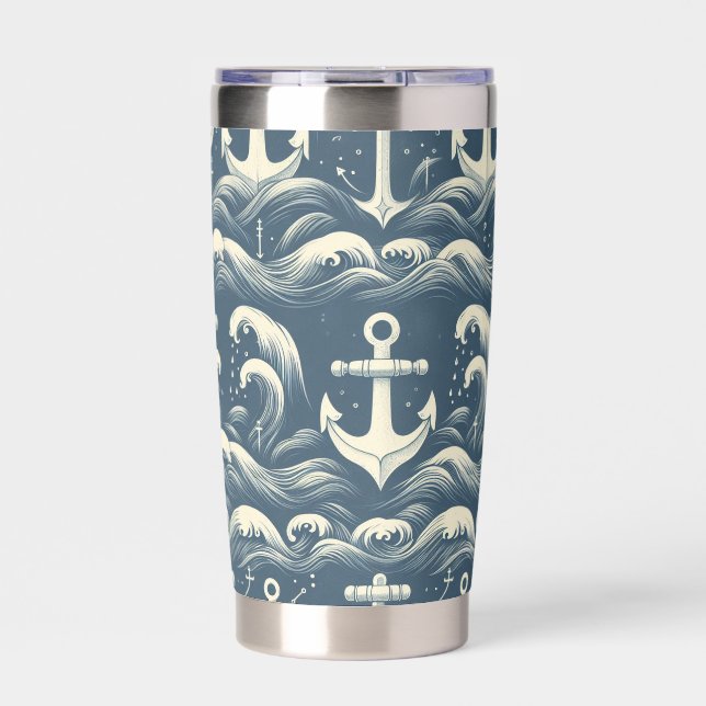 Anchors Down Deep Insulated Tumbler (Front)