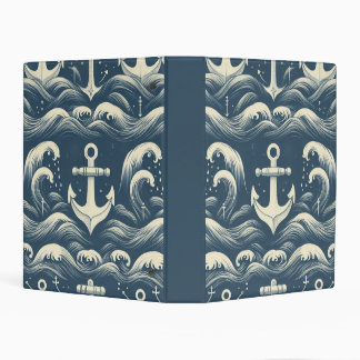 Anchors Down Deep Mini Binder
