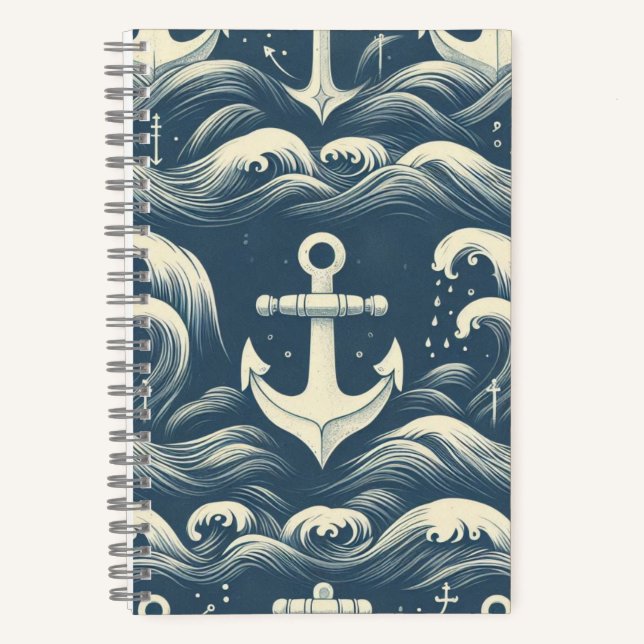Anchors Down Deep Notebook (Front)
