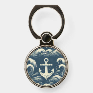 Anchors Down Deep Phone Ring Stand