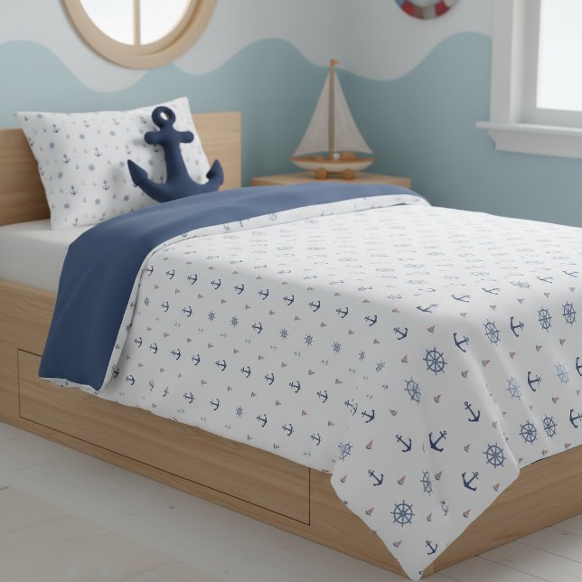 Anchors & Helms Nautical Kids ID1256 Duvet Cover (Creator Uploaded)