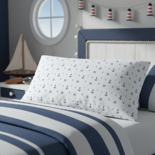 Anchors & Helms Nautical Kids ID1256 Pillow Case