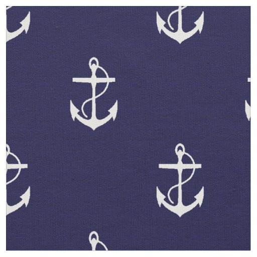 Anchors Nautical Fabric