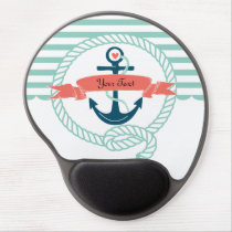 Anchors Nautical Gel Mouse Pad
