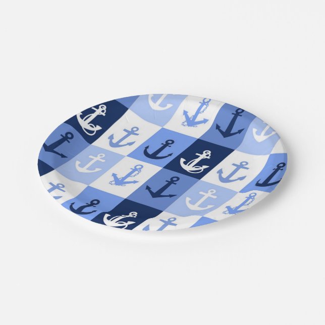 Anchors  paper plates (Angled)