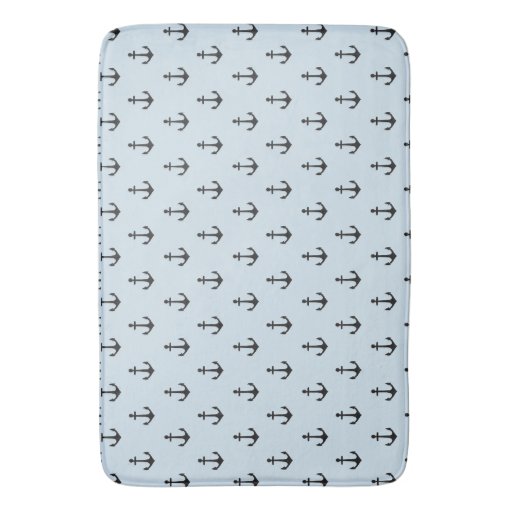 Anchors Silhouette Floor Mat Zazzle