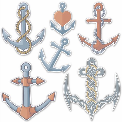 Anchors Sticker Set