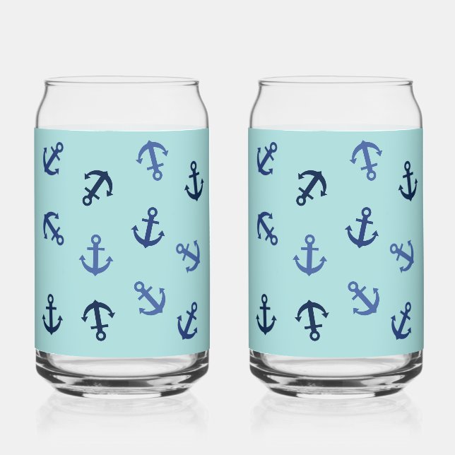 Anchors Summer Can Glass (Front)