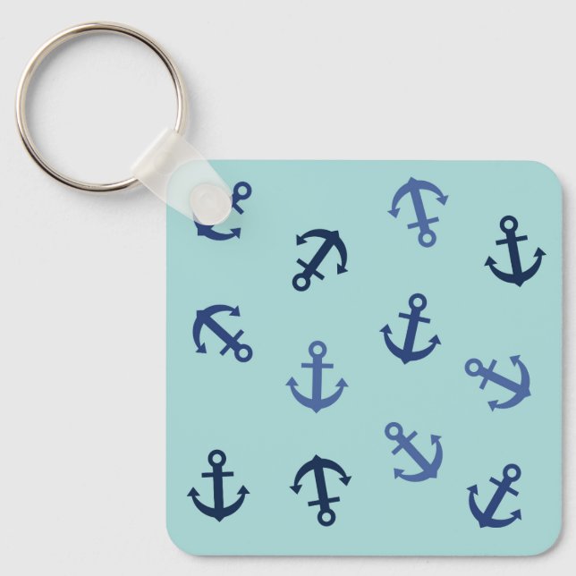   Anchors Summer Keychain (Front)