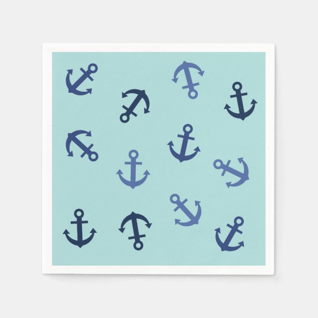 Anchors Summer Napkins (Front)