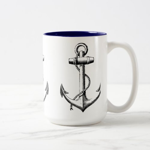 Anchors Two_Tone Coffee Mug