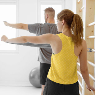 Anchors yellow tank top