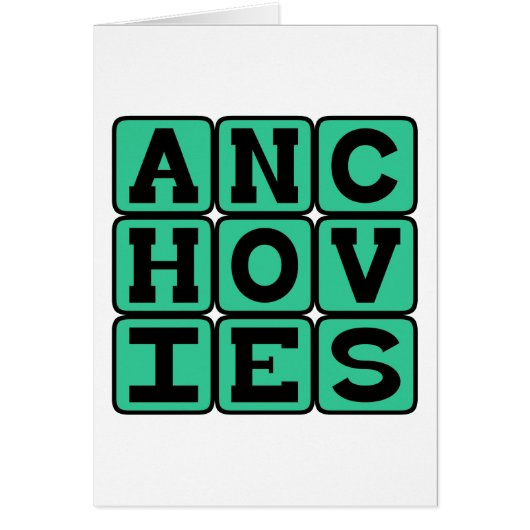 Anchovies, Pizza Topping (Front)