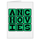 Anchovies, Tasty Salad Topping (Front)