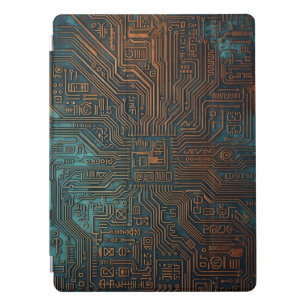 Ancient Aether Circuitry Futuristic Archaeology iPad Pro Cover