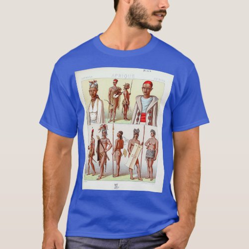 Ancient African tribal fashion and accessories fro T_Shirt