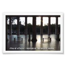 Ancient Agora of Athens, Greece. Stoa of Attalos