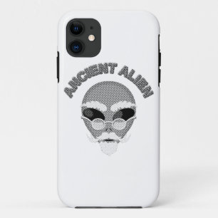 Ancient Alien Head Newsprint iPhone 11 Case