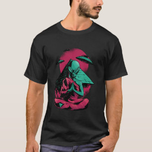 Ancient Alien Pyramid UFO Abduction Conspiracy The T-Shirt