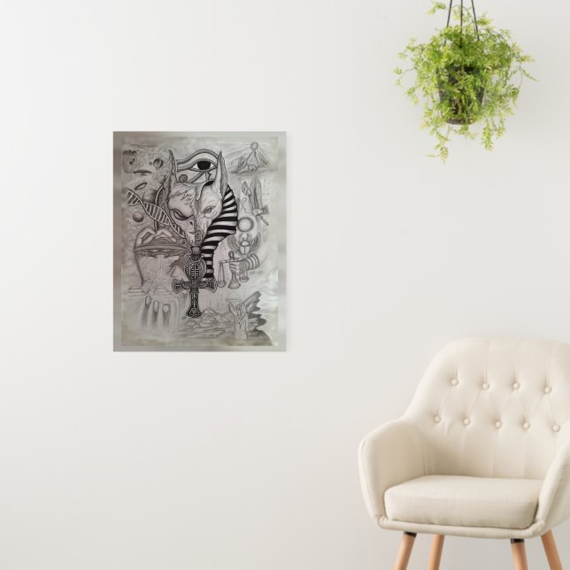 Ancient Aliens , Anubis Foam Board (In Situ (Wall))