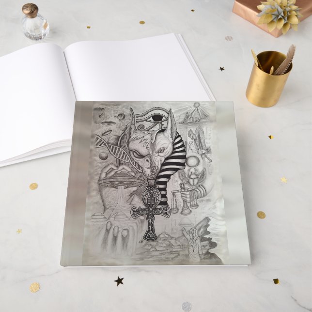 Ancient Aliens , Anubis Guest Book (Front Open)