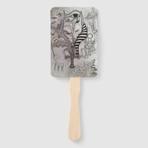 Ancient Aliens , Anubis Hand Fan