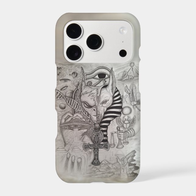 Ancient Aliens , Anubis iPhone Case (Back)