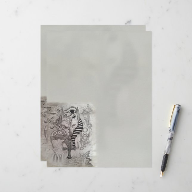 Ancient Aliens , Anubis Letterhead (Front/Back In Situ)