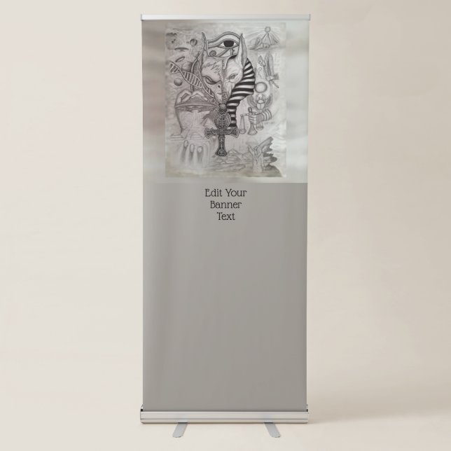 Ancient Aliens , Anubis Retractable Banner (Front)