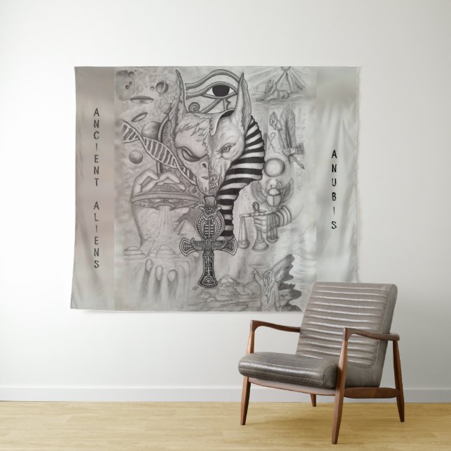 Ancient Aliens , Anubis Tapestry (In Situ (Horizontal))